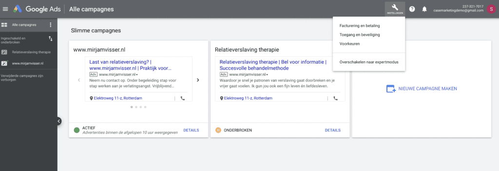 awords express omzetten zonder hulp van Google