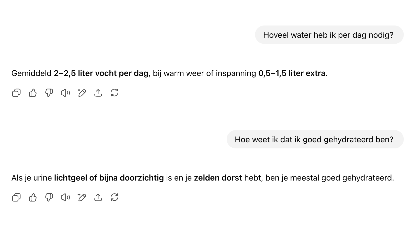 Toekomst van AI voorbeeld ChatGPT gesprek