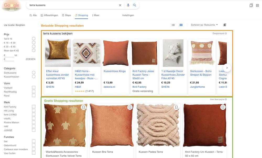 Google Ads update oktober gratis vermeldingen