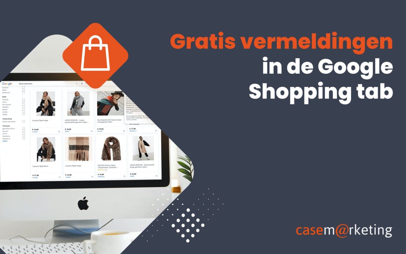 Gratis vermeldingen in de Google Shopping tab