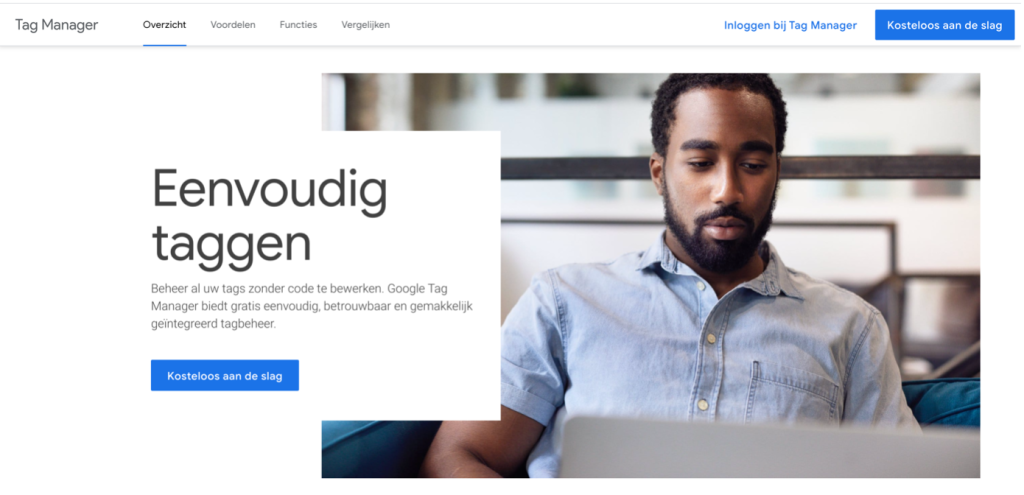 Eenvoudig taggen via Google Tag Manager
