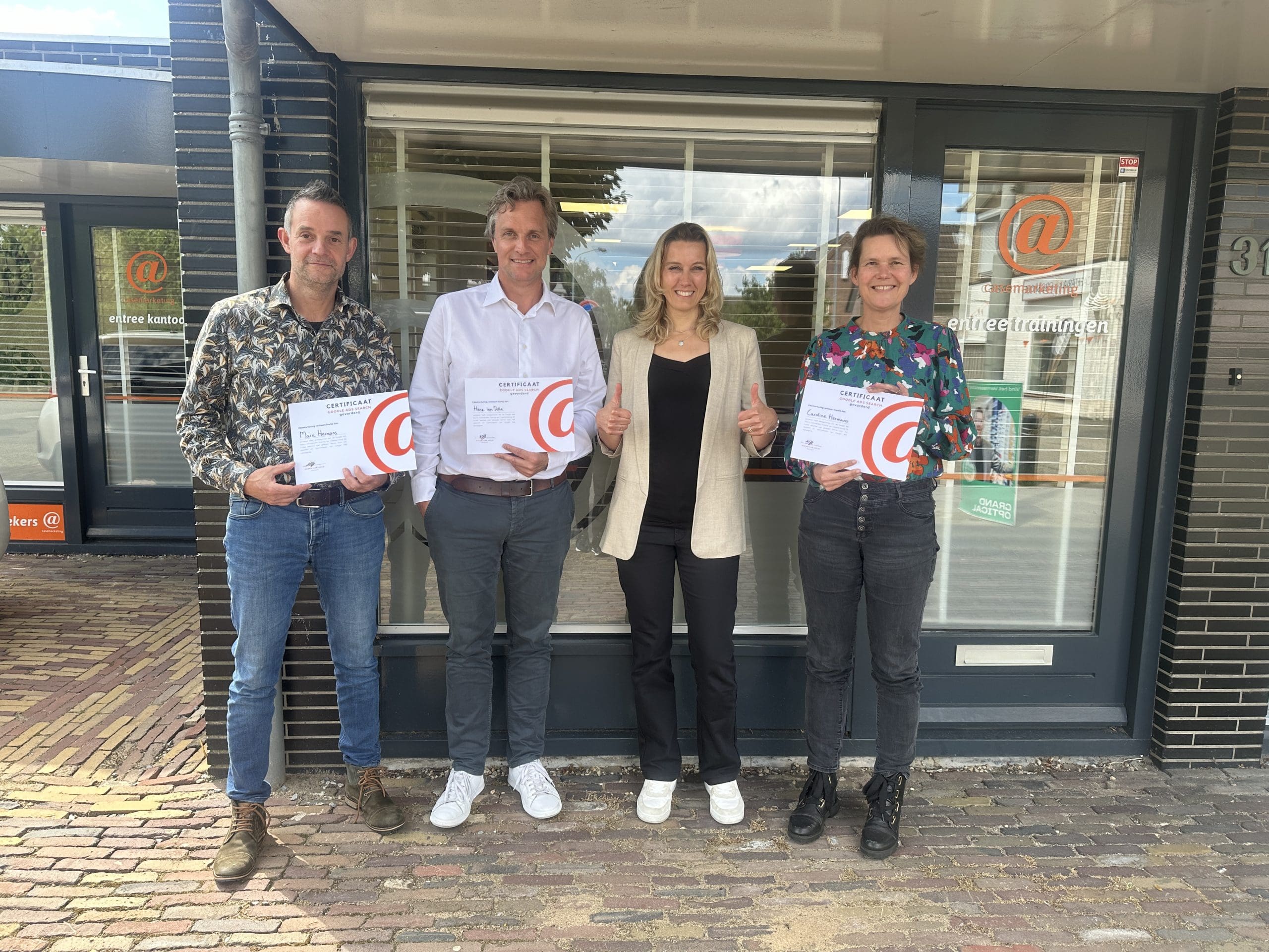 Google Ads cursisten met diploma